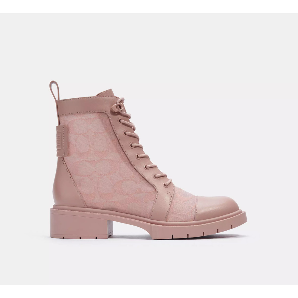 Coach Lana Mesh Bootie C4401 Dusty Rose Women’s Sz 9B NIB Rare Sold Out - Picture 3 of 16